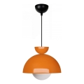 Oranžinis pakabukas SALVA 1xE27/15W/230V