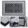 Orientalinis kilimas GRECE 120x170 cm 2150 g/m2 juoda/pilka/balta
