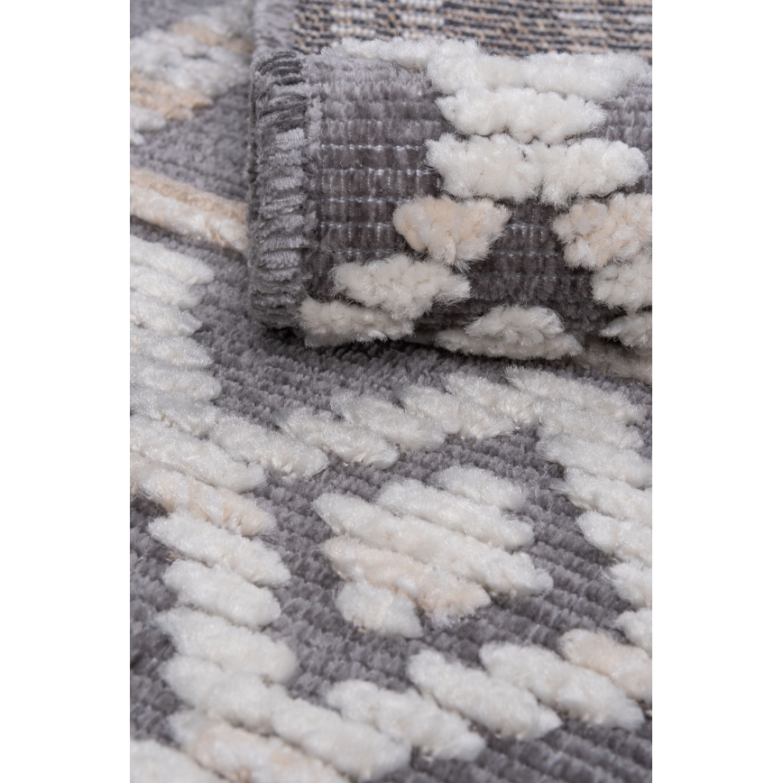 Orientalinis kilimas NEPAL 160x230 cm pilkas