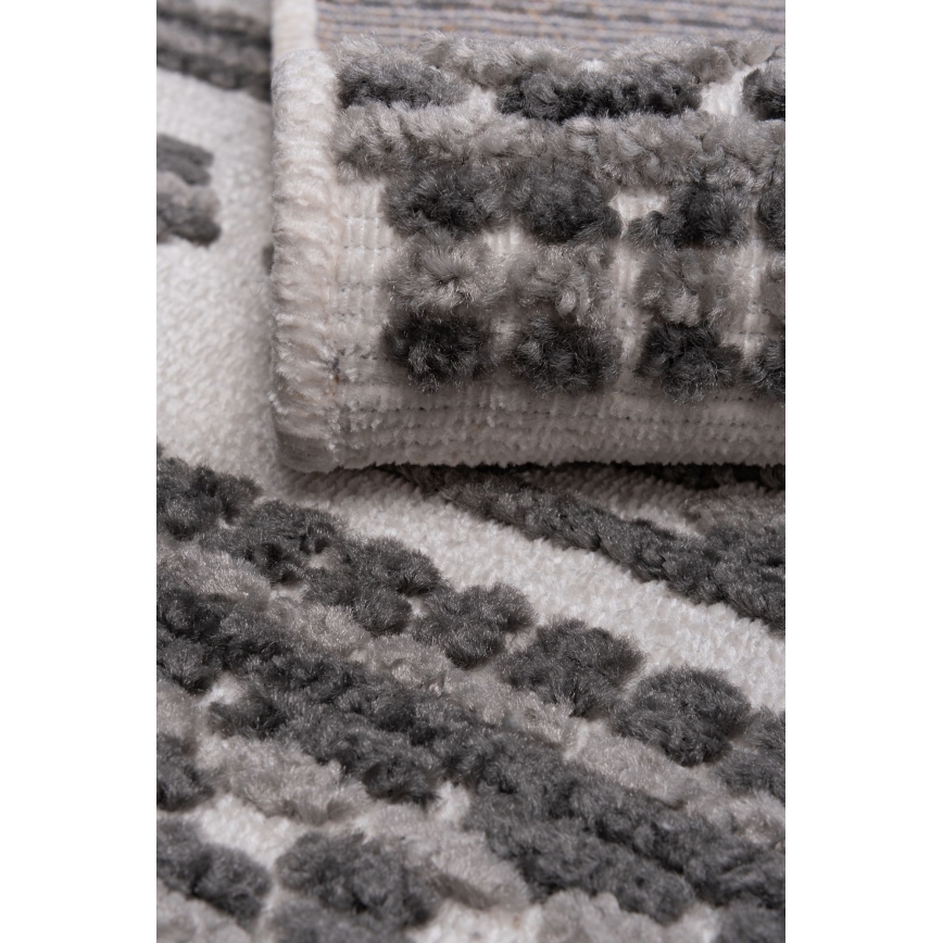 Orientalinis kilimas NEPAL 80x153 cm pilka/balta