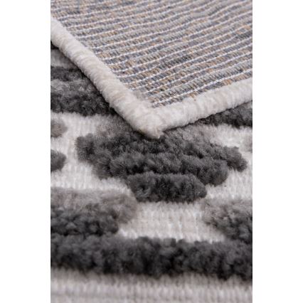 Orientalinis kilimas NEPAL 80x153 cm pilka/balta
