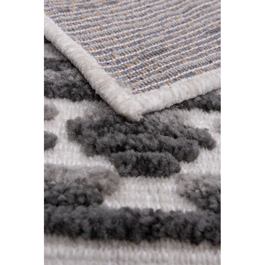 Orientalinis kilimas NEPAL 80x153 cm pilka/balta