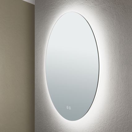 LED Vonios sieninis veidrodis su apšvietimu FOCUS LED/25W/230V 3000/4200/6000K d. 60 cm IP44