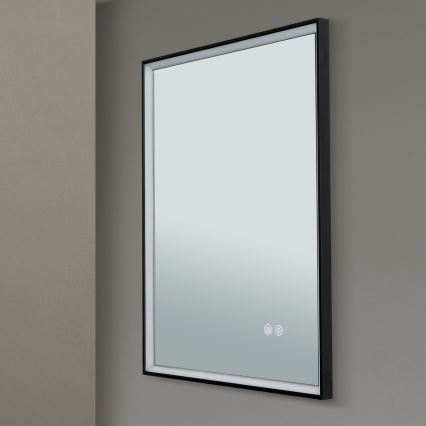 LED vonios sieninis veidrodis su apšvietimu RĖMAS LED/48W/230V 3000/4000/6000K 60x45 cm IP44
