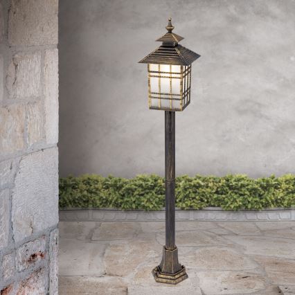 Lauko šviestuvas KIKO 1xE27/11W/230V IP44 bronza/patina