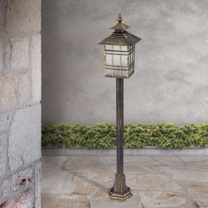 Lauko šviestuvas KIKO 1xE27/11W/230V IP44 bronza/patina