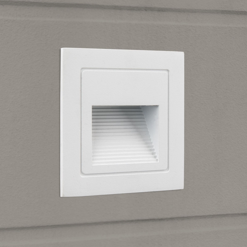 LED Įmontuotas šviestuvas LORO LED/2W/230V IP65 balta