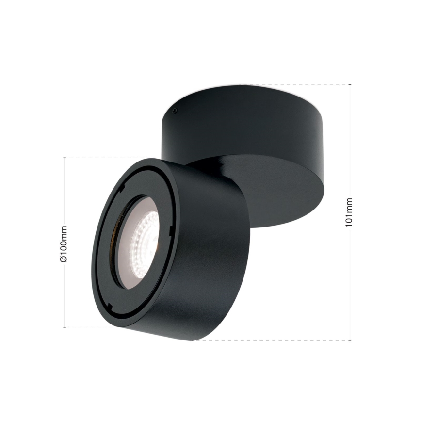 LED Pritemdomas vonia Akcentinis šviestuvas HARVEY LED/15W/230V IP65 juoda