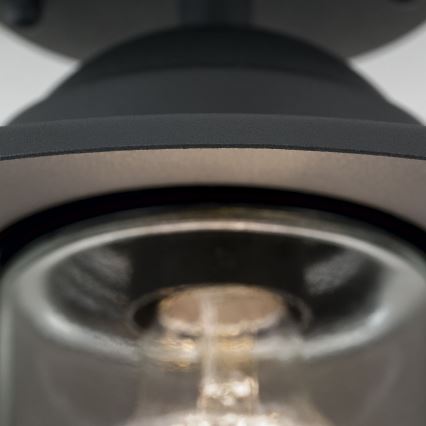 Lauko prigludęs šviestuvas EDWARD 1xE27/60W/230V IP44 antracitas