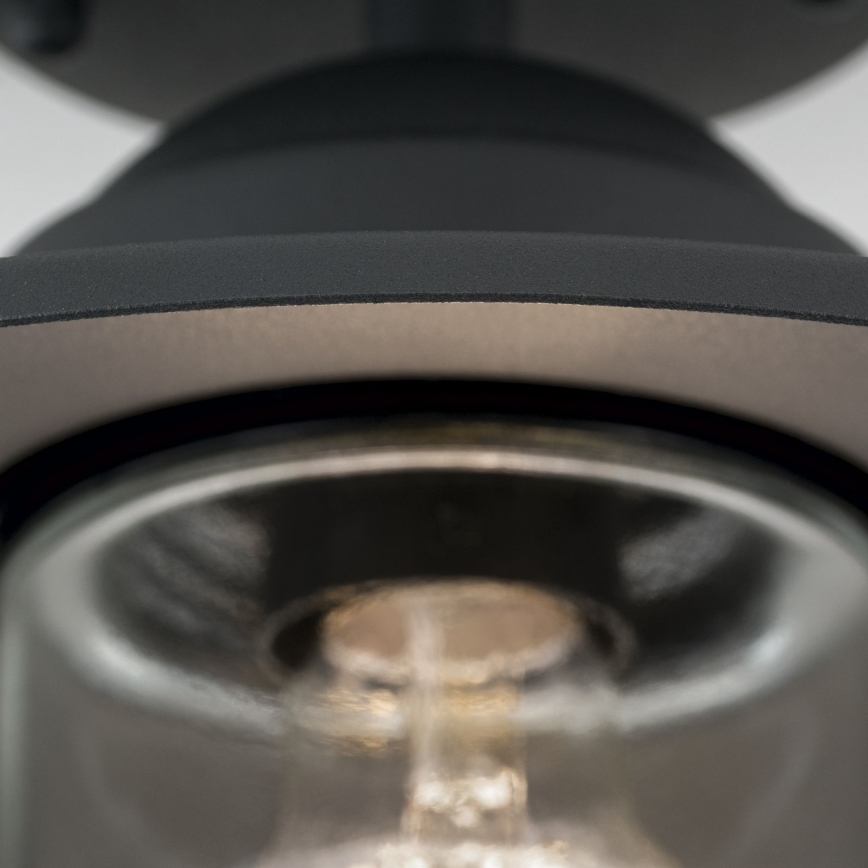 Lauko prigludęs šviestuvas EDWARD 1xE27/60W/230V IP44 antracitas