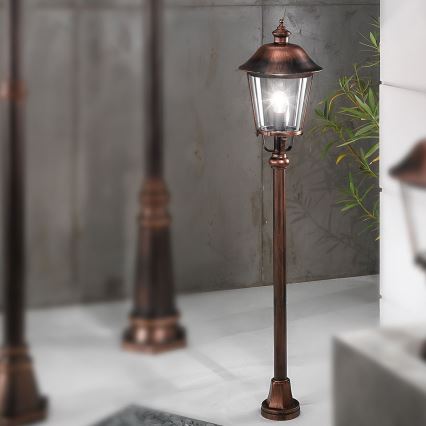 Lauko šviestuvas KENZO 1xE27/100W/230V IP44 bronza/patina