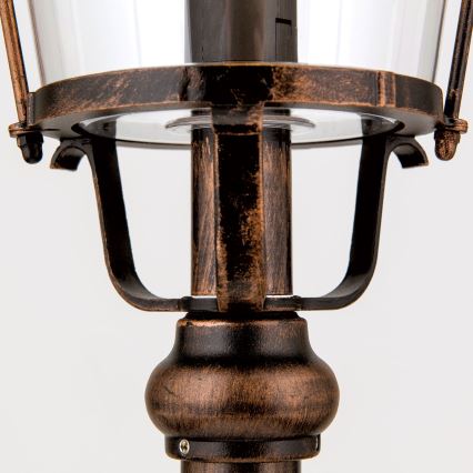 Lauko šviestuvas KENZO 1xE27/100W/230V IP44 bronza/patina