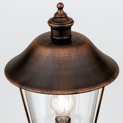 Lauko šviestuvas KENZO 1xE27/100W/230V IP44 bronza/patina