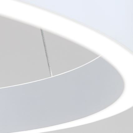 dimeriuojamas LED pakabinamas šviestuvas ant laido KOLK LED/40W/230V 2700/3000/4000K skersmuo 40 cm baltas