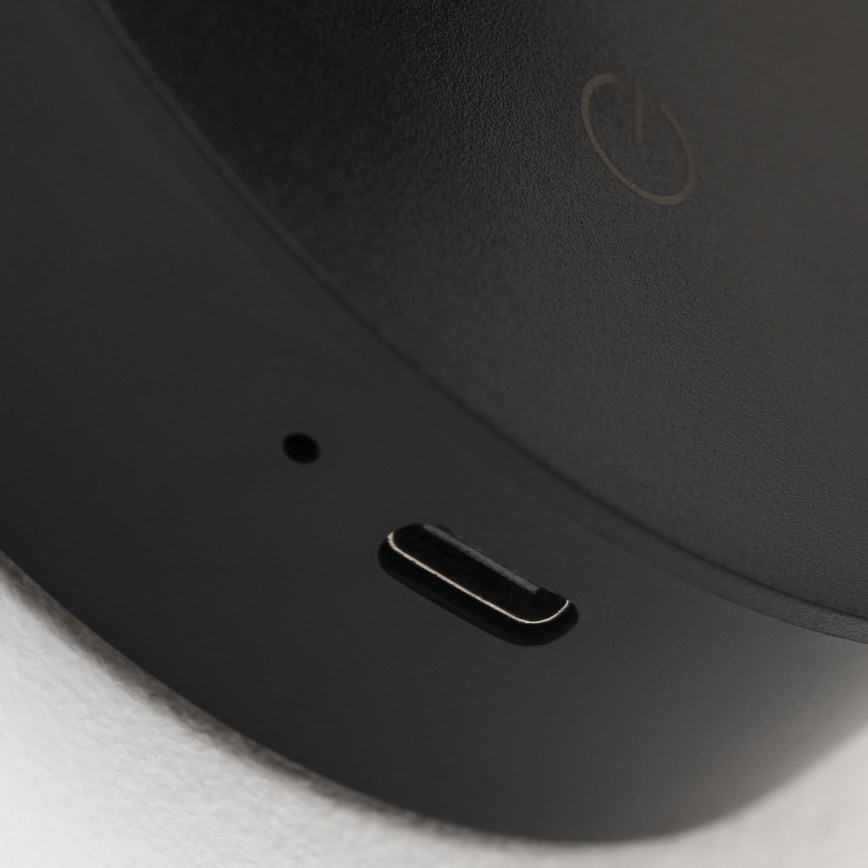 Dimeriuojamas LED įkraunamas jutiklinis sieninis taškinis šviestuvas LUXY LED/1W/5V 2200 mAh 2700/3000/4000K juodas