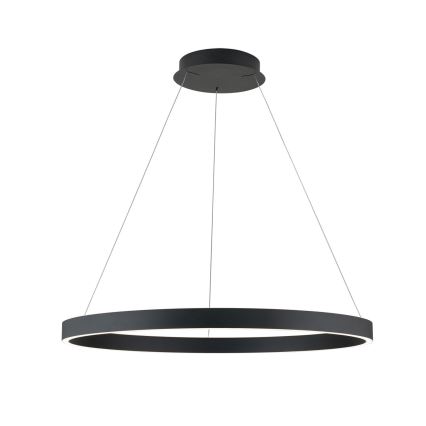 dimeriuojamas LED pakabinamas šviestuvas ant laido KOLK LED/80W/230V 2700/3000/4000K skersmuo 80 cm juodas