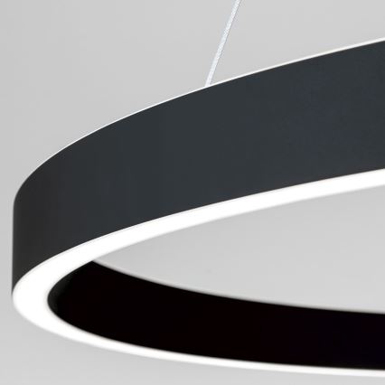 dimeriuojamas LED pakabinamas šviestuvas ant laido KOLK LED/80W/230V 2700/3000/4000K skersmuo 80 cm juodas