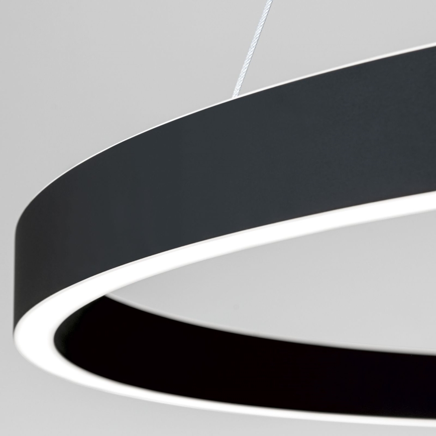 dimeriuojamas LED pakabinamas šviestuvas ant laido KOLK LED/80W/230V 2700/3000/4000K skersmuo 80 cm juodas