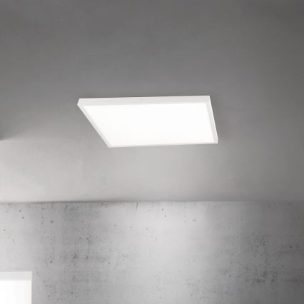 LED dimeriuojamas lubinis šviestuvas DISC LED/46W/230V 2700/3000/4000K 59x59 cm baltas