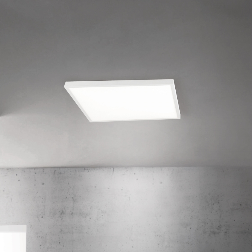 LED dimeriuojamas lubinis šviestuvas DISC LED/46W/230V 2700/3000/4000K 59x59 cm baltas