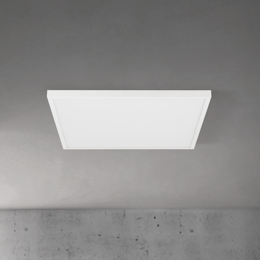 LED dimeriuojamas lubinis šviestuvas DISC LED/46W/230V 2700/3000/4000K 59x59 cm baltas