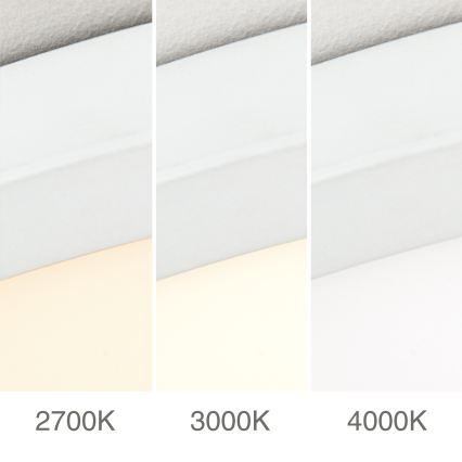 Reguliuojamas LED lubinis šviestuvas DISC, 46 W, 230 V, 2700/3000/4000 K, skersmuo 60 cm, baltas