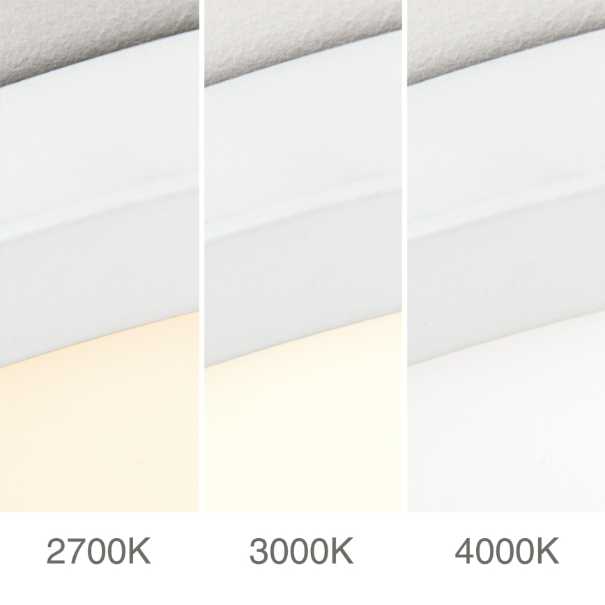 Reguliuojamas LED lubinis šviestuvas DISC, 46 W, 230 V, 2700/3000/4000 K, skersmuo 60 cm, baltas