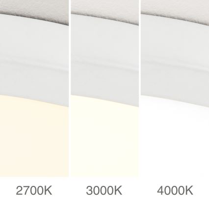 Reguliuojamas LED lubinis šviestuvas DISC, 30 W, 230 V, 2700/3000/4000 K, Ø 40 cm, baltas