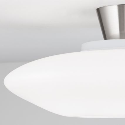 Lubinis šviestuvas BLANC 2xE27/60W/230V diametras 49 cm matinis chromas