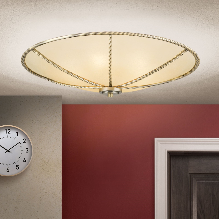 Lubinis šviestuvas MAURO 5xE27/60W/230V diametras 56 cm bronza
