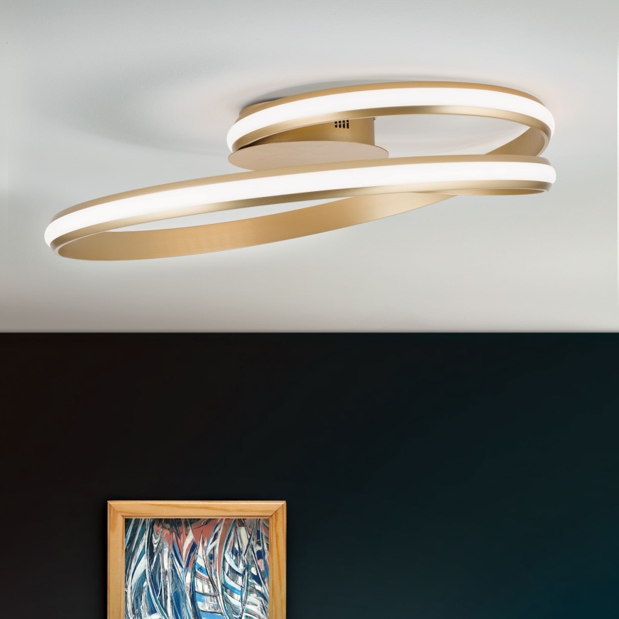 LED Pritemdomas lubinis šviestuvas CIRCUS LED/30W/230V auksas