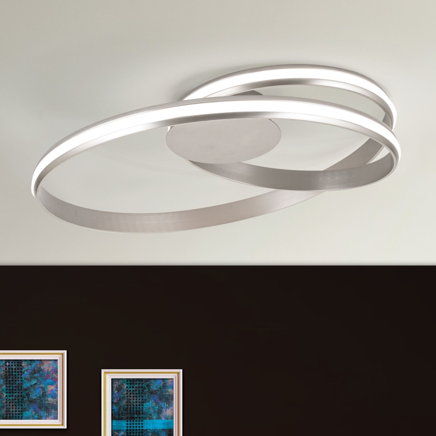 LED Pritemdomas lubinis šviestuvas CIRCUS LED/30W/230V sidabras