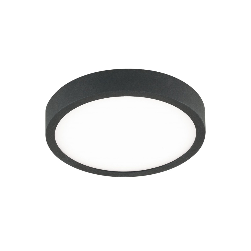LED lubinis šviestuvas BULLY LED/12W/230V diametras 14 cm juoda