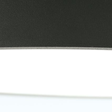 LED lubinis šviestuvas BULLY LED/12W/230V diametras 14 cm juoda