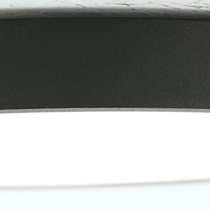 LED lubinis šviestuvas BULLY LED/24W/230V diametras 24 cm juoda