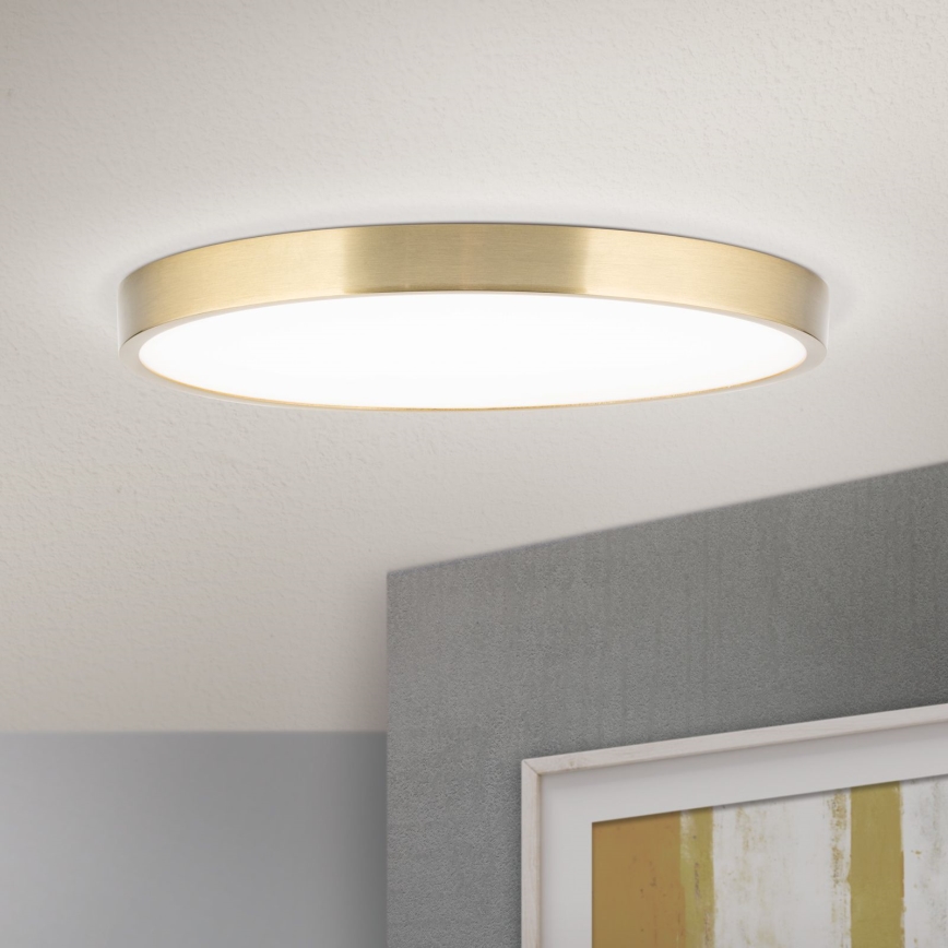 LED lubinis šviestuvas BULLY LED/28W/230V diametras 28 cm auksas