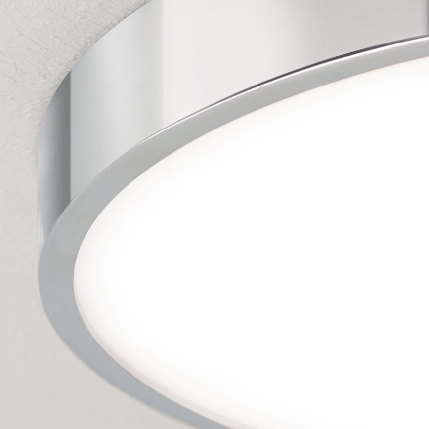 LED lubinis šviestuvas BULLY LED/28W/230V diametras 28 cm blizgus chromas