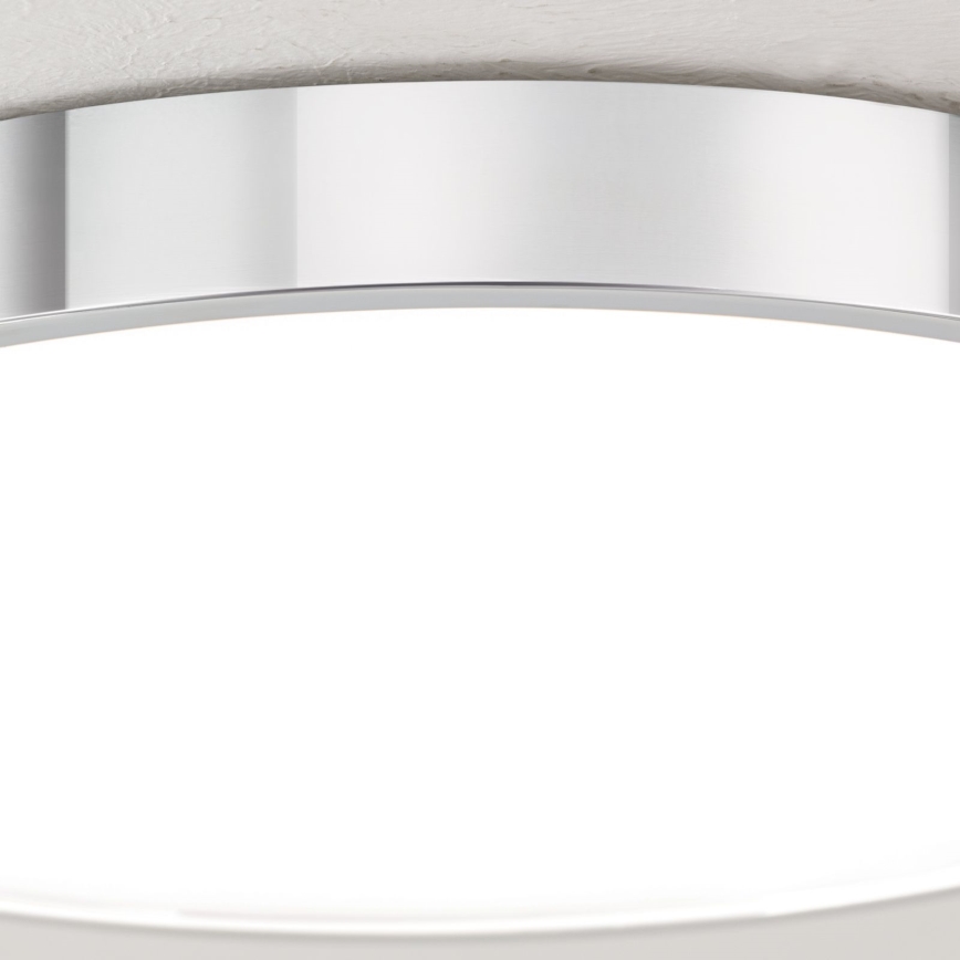 LED lubinis šviestuvas BULLY LED/28W/230V diametras 28 cm blizgus chromas