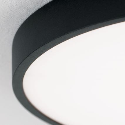LED lubinis šviestuvas BULLY LED/28W/230V diametras 28 cm juoda