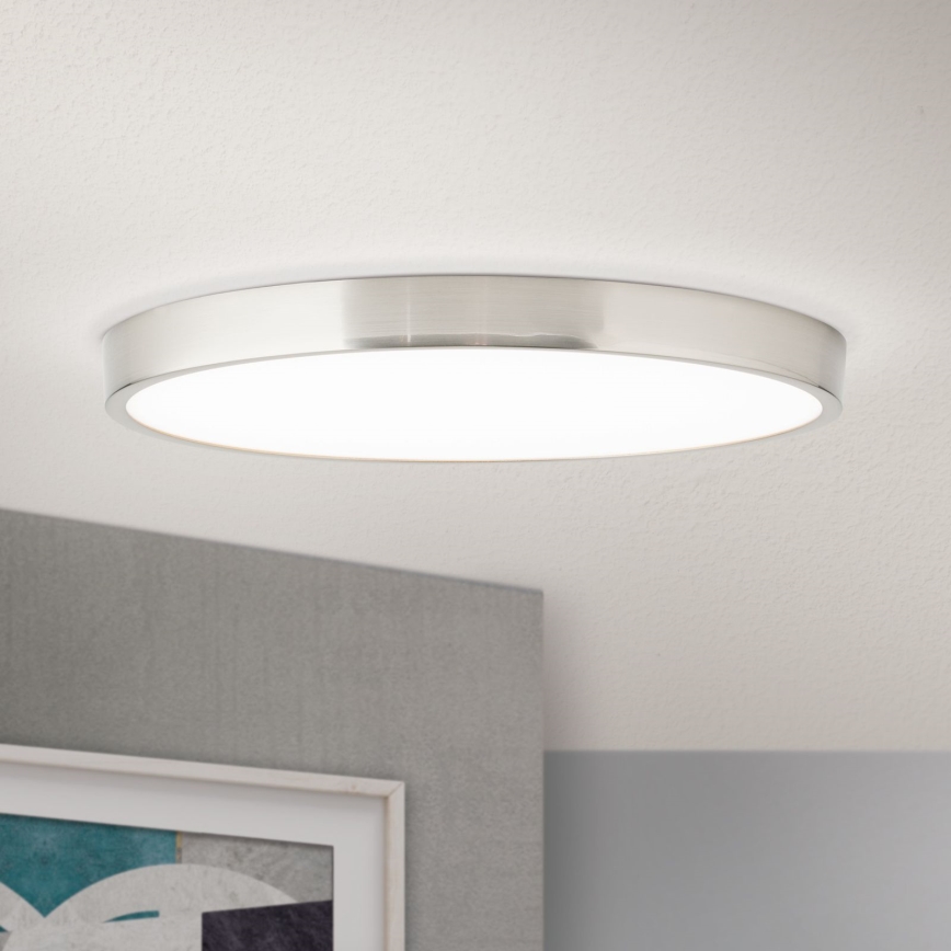 LED lubinis šviestuvas BULLY LED/28W/230V diametras 28 cm matinis chromas