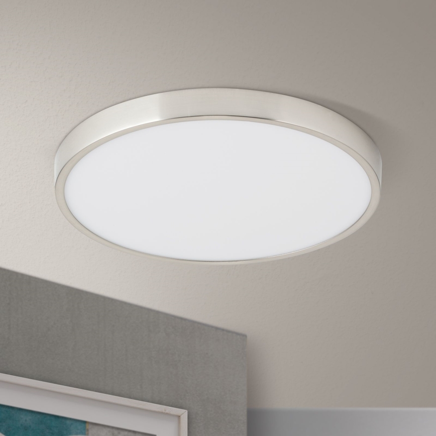 LED lubinis šviestuvas BULLY LED/28W/230V diametras 28 cm matinis chromas
