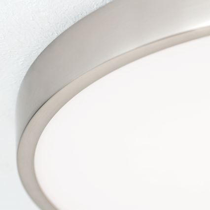 LED lubinis šviestuvas BULLY LED/28W/230V diametras 28 cm matinis chromas
