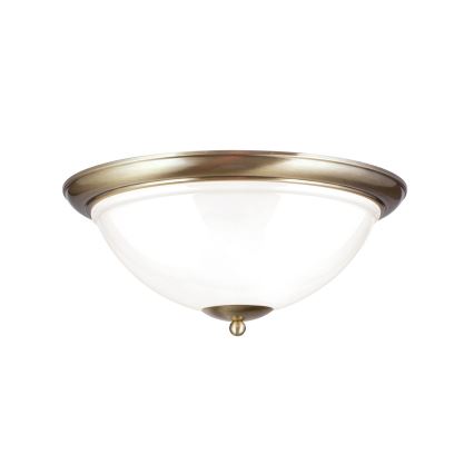 Lubinis šviestuvas AUSTRIAN OLD LAMP 3xE27/60W/230V diametras 50 cm bronza/balta