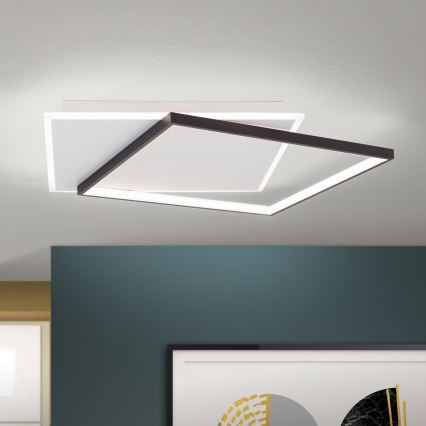 LED Pritemdomas lubinis šviestuvas EMANUEL LED/50W/230V balta/juoda