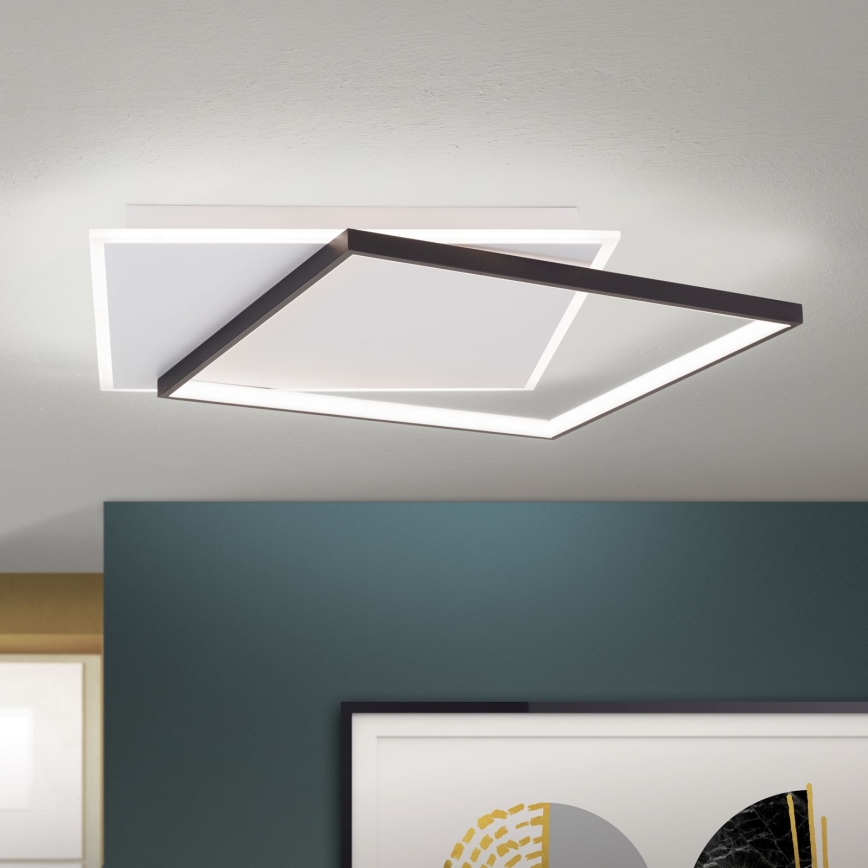 LED Pritemdomas lubinis šviestuvas EMANUEL LED/50W/230V balta/juoda