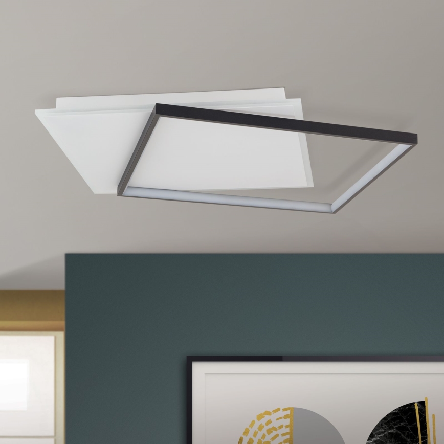 LED Pritemdomas lubinis šviestuvas EMANUEL LED/50W/230V balta/juoda