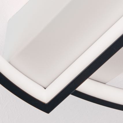LED Pritemdomas lubinis šviestuvas OLGA LED/28W/230V juoda/balta