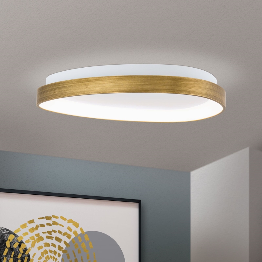 LED lubinis šviestuvas CHARLIE LED/35W/230V diametras 45 cm auksas
