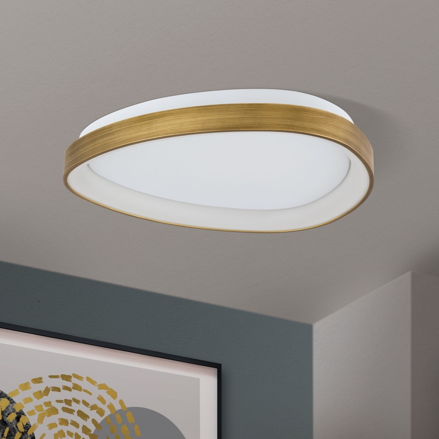 LED lubinis šviestuvas CHARLIE LED/35W/230V diametras 45 cm auksas