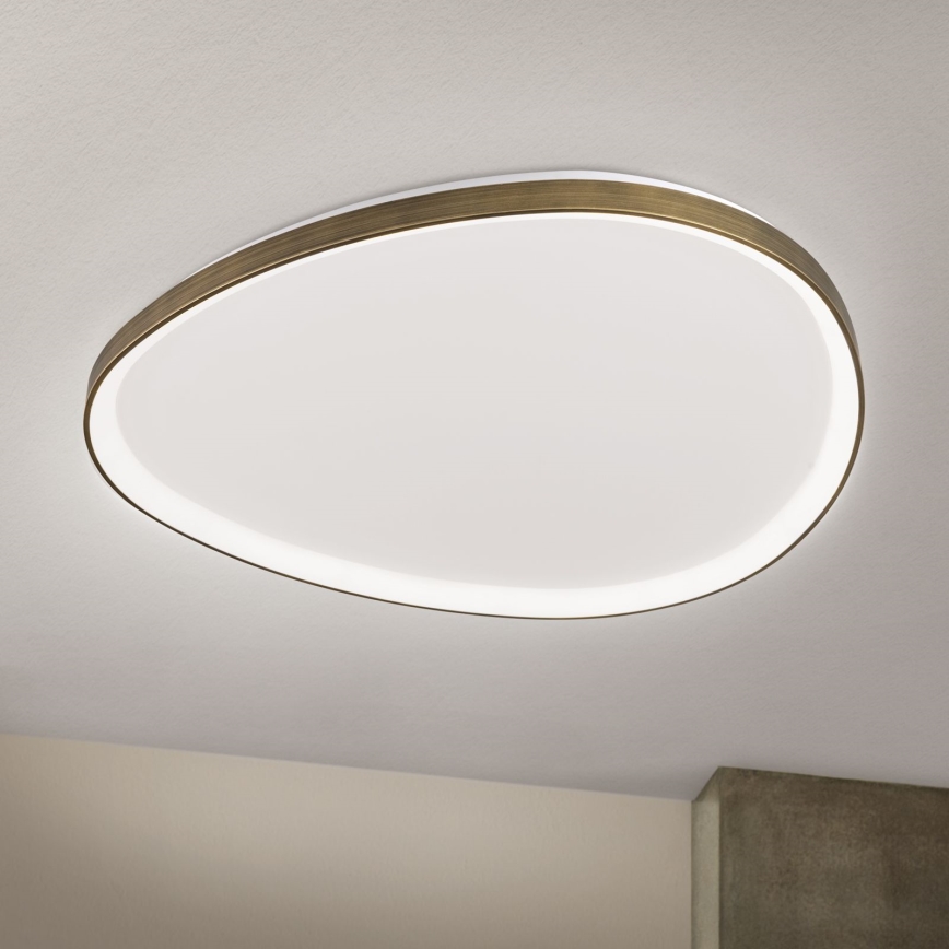 LED lubinis šviestuvas CHARLIE LED/72W/230V diametras 80 cm auksas